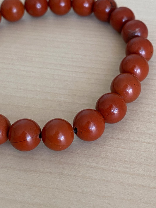 Bracelet en pierre naturelle, bracelet cornaline, cadeau unisexe