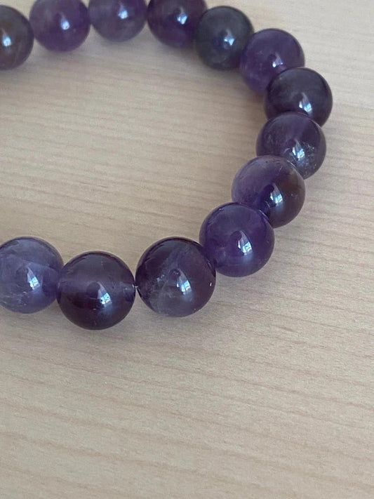 Bracelet en pierre naturelle, bracelet améthyste, cadeau unisexe