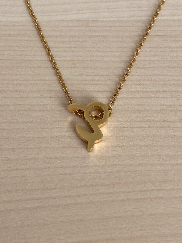 Collier pendentif zodiaque en acier inoxydable, collier chaîne dorée, signe capricorne, idée cadeau
