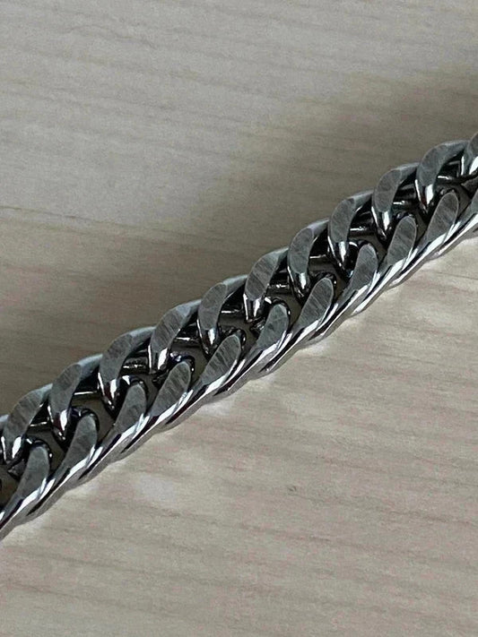 Collier homme en acier inoxydable, collier chaîne griffe, cadeau bijou homme