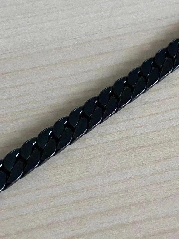 Collier homme en acier inoxydable, collier chaîne rivière, bijou homme, cadeau pour lui