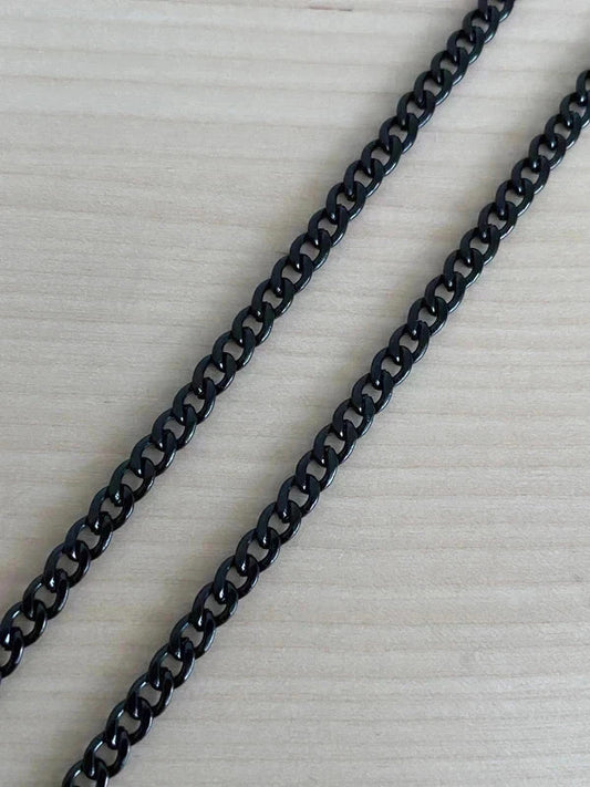 Collier homme en acier inoxydable, collier chaîne vigne, bijou homme, cadeau pour lui