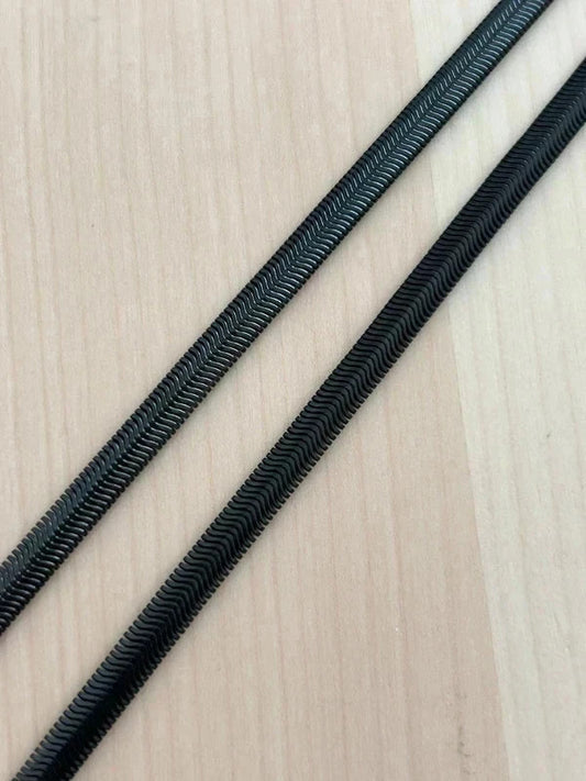 Collier en acier inoxydable, collier chaîne italienne, bijou homme, cadeau pour lui