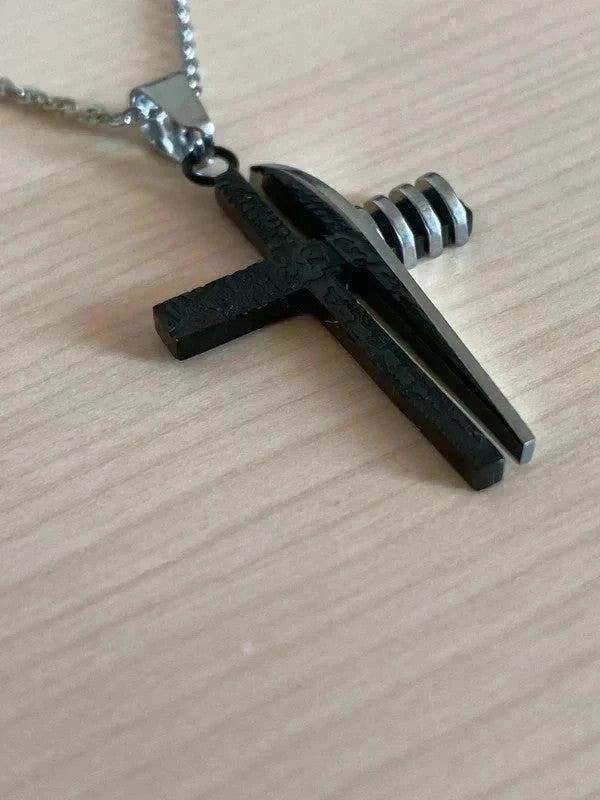 Collier croix fine, pendentif croix, collier pendentif religieux, collier chrétien