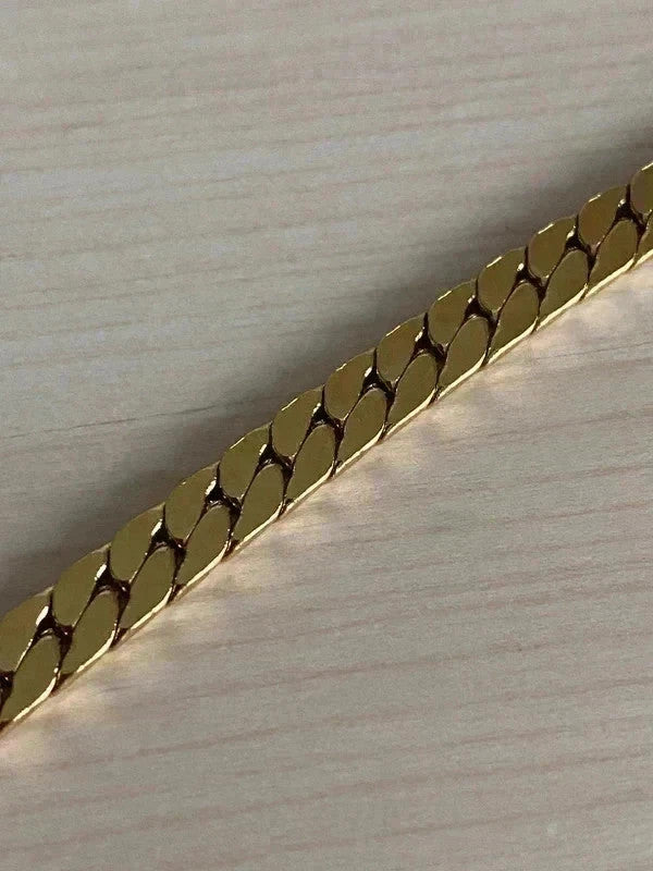 Collier homme en acier inoxydable, collier chaîne rivière, bijou homme, cadeau pour lui