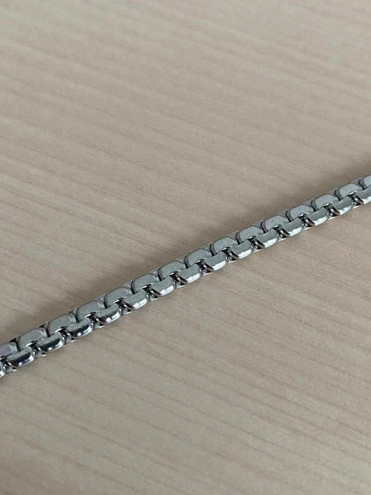 Collier homme en acier inoxydable, collier chaîne escalier, bijou homme, cadeau pour lui