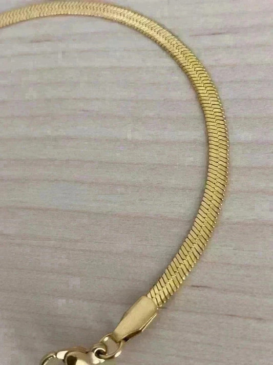 Bracelet en acier inoxydable, bracelet chaîne italienne, bijou homme, cadeau unisex