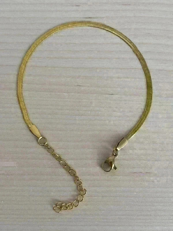 Bracelet en acier inoxydable, bracelet chaîne italienne, bijou homme, cadeau unisex