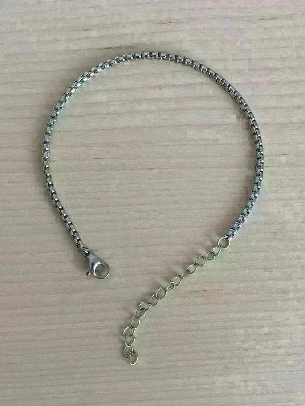 Bracelet homme en acier inoxydable, bracelet chaîne sétaire, bijou homme, cadeau pour lui
