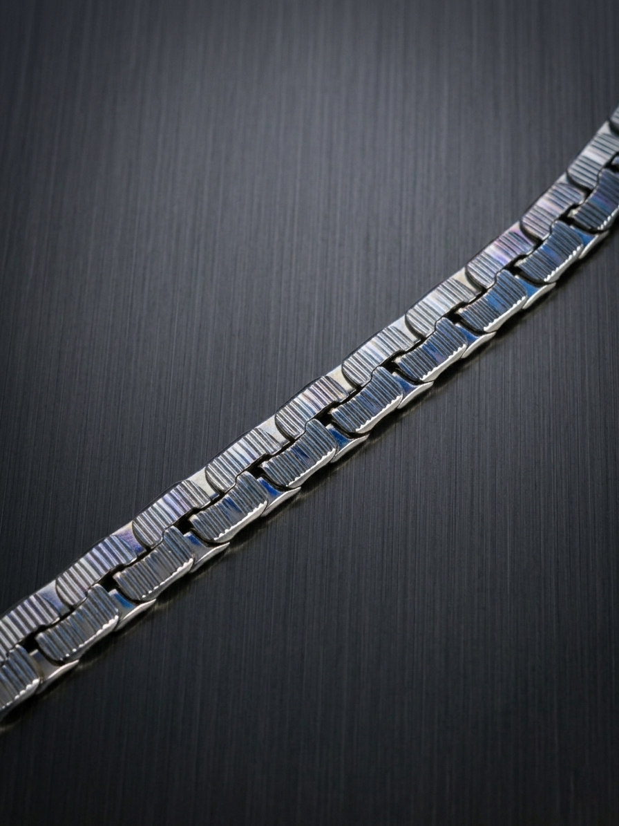Collier homme en acier inoxydable, collier chaîne escalier, bijou homme, cadeau pour lui