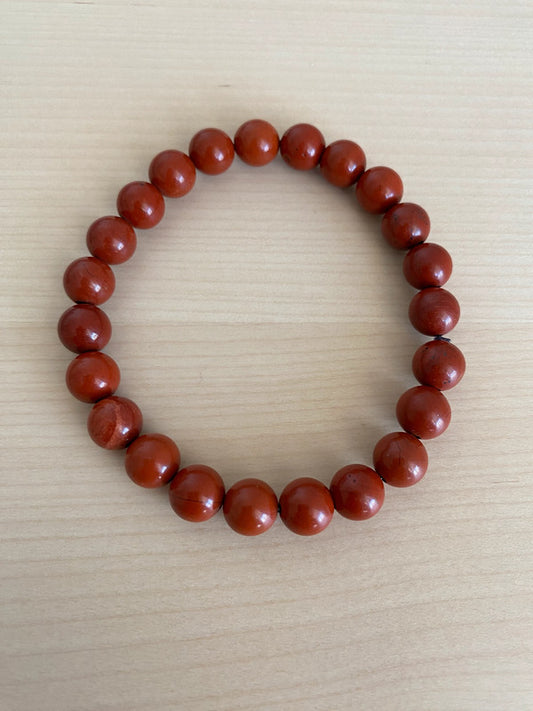 Bracelet en pierre naturelle, bracelet cornaline, cadeau unisexe