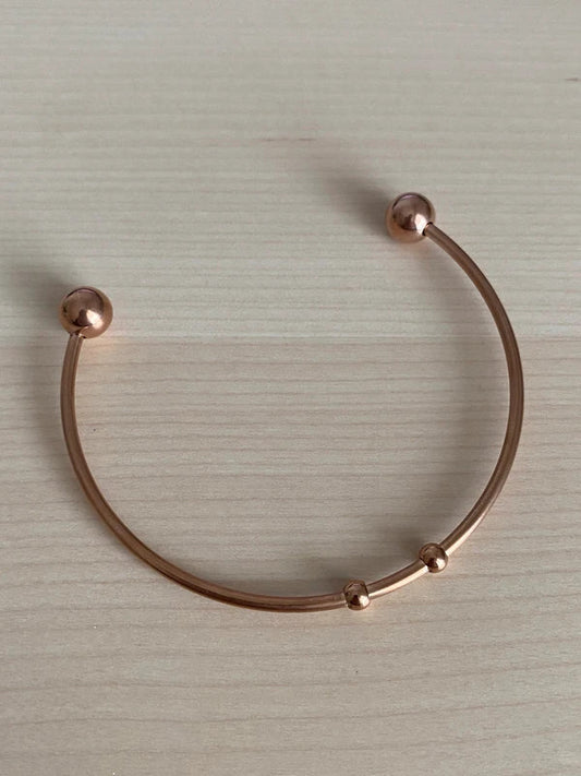 Bracelet jonc acier inoxydable, bijou or rosé, bracelet minimaliste, cadeau pour elle, cadeau noel