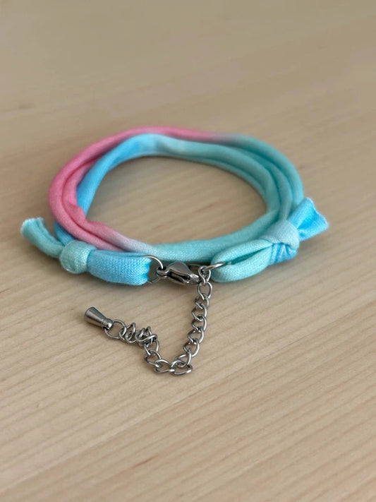 Bracelet cordon liberty, bracelet femme, cadeau maman, cadeau noël