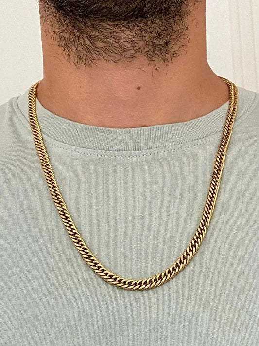 Collier homme en acier inoxydable, collier chaîne griffe, cadeau bijou homme