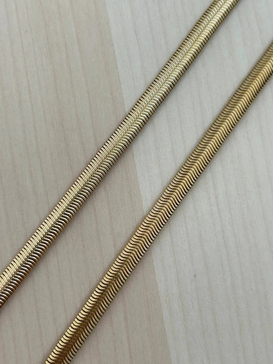 Collier en acier inoxydable, collier chaîne italienne, bijou homme, cadeau pour lui