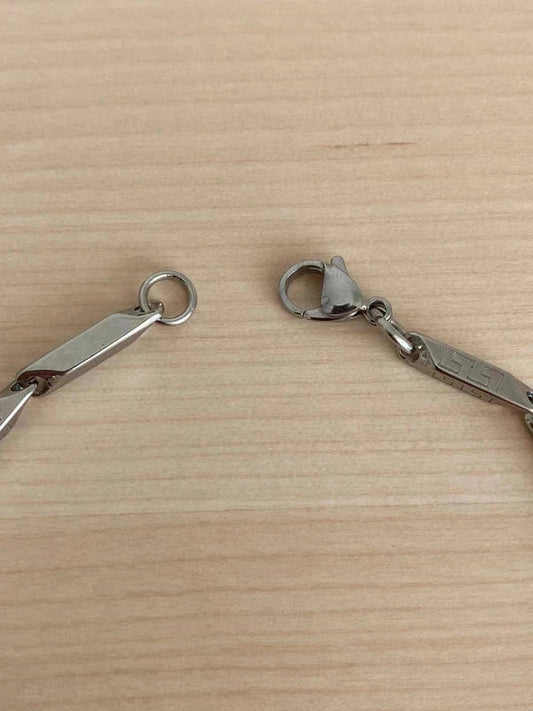 Bracelet homme en acier inoxydable, bracelet gourmette unisexe, accessoire homme