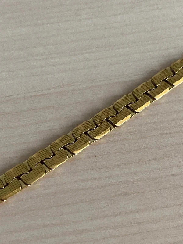 Collier homme en acier inoxydable, collier chaîne escalier, bijou homme, cadeau pour lui