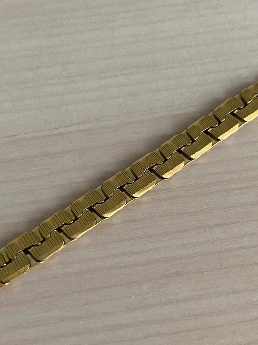 Collier homme en acier inoxydable, collier chaîne escalier, bijou homme, cadeau pour lui