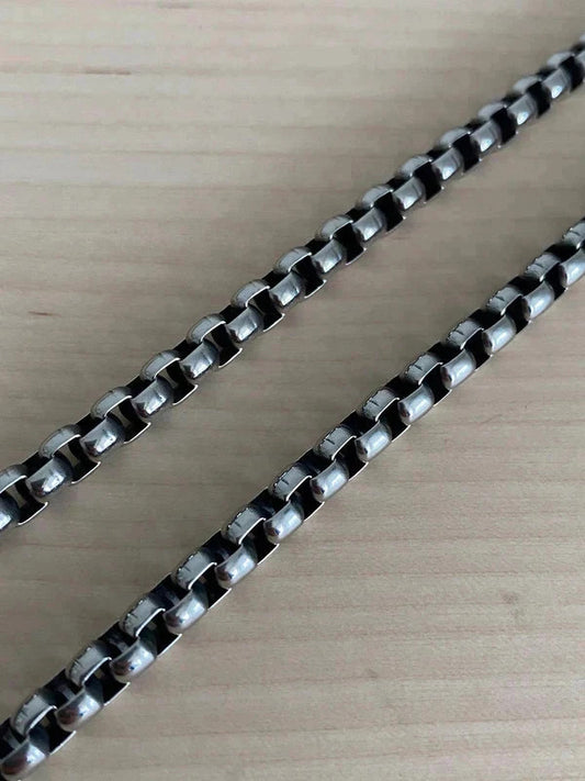 Collier homme en acier inoxydable, collier chaîne sétaire, bijou homme, cadeau pour lui