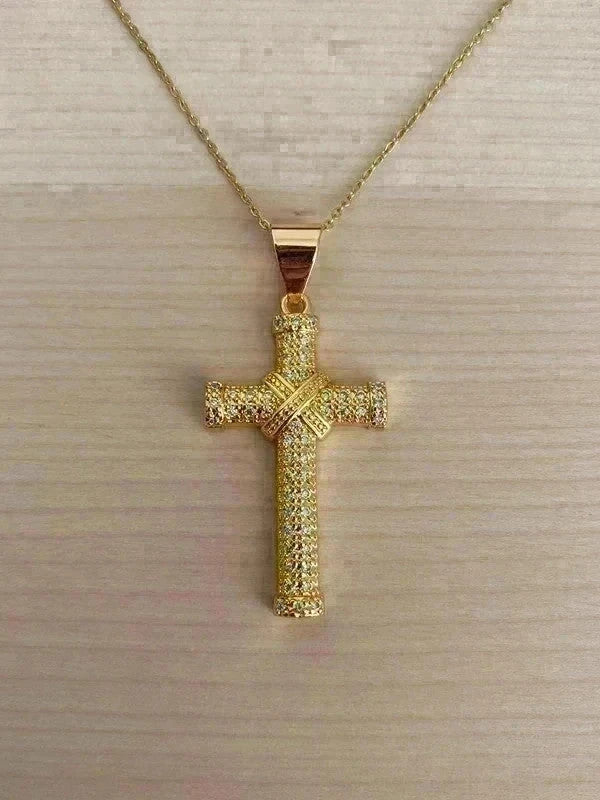 Collier croix fine, pendentif croix, collier chrétien, bijou religieux