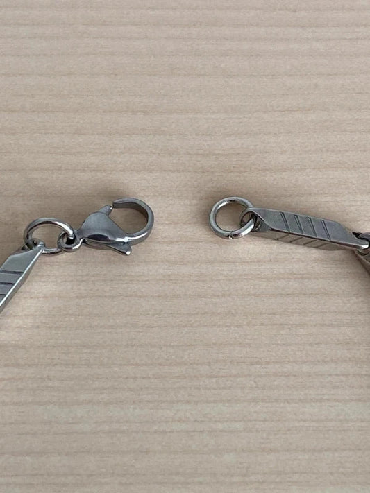 Bracelet homme en acier inoxydable, bracelet gourmette unisexe, accessoire homme