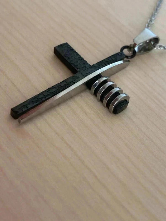 Collier croix fine, pendentif croix, collier pendentif religieux, collier chrétien