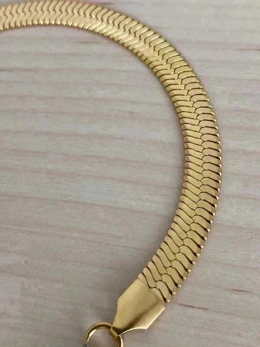 Bracelet en acier inoxydable, bracelet chaîne italienne, bijou homme, cadeau unisexe