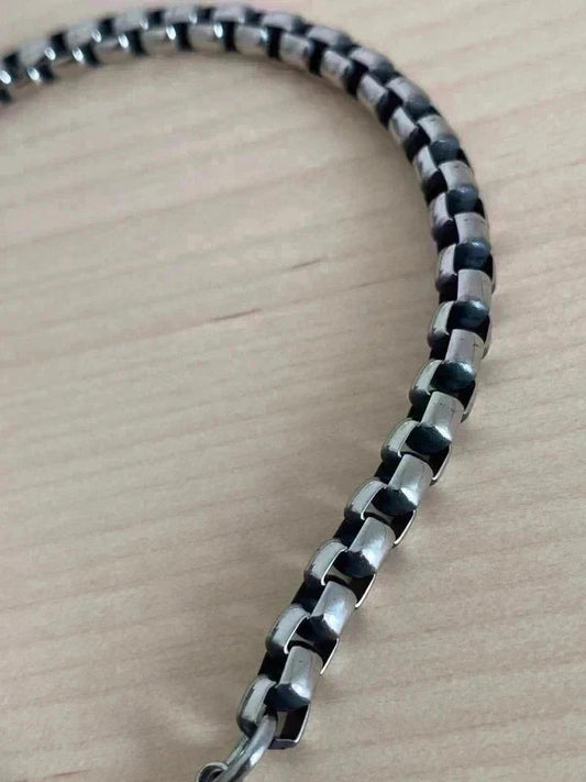 Bracelet homme en acier inoxydable, bracelet chaîne sétaire, bijou homme, cadeau pour lui