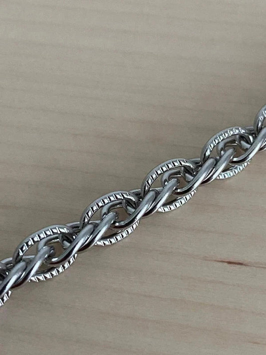 Collier homme en acier inoxydable, collier chaîne japonaise, cadeau bijou unisexe