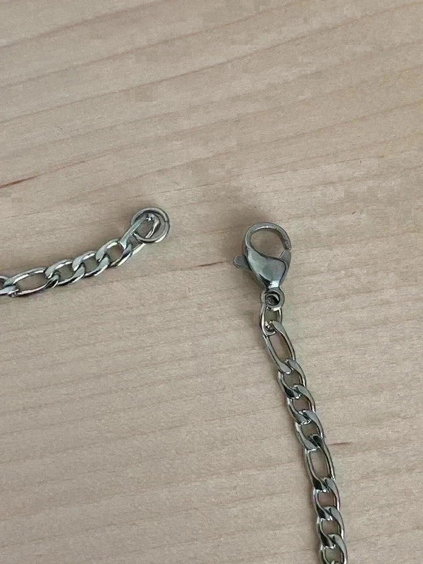 Collier pendante croix acier inoxydable, collier chaîne chrétienne, collier homme, cadeau religieux