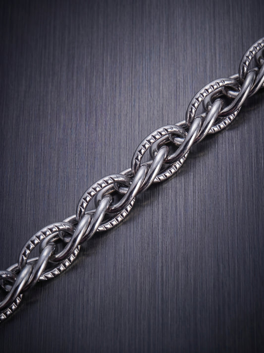 Collier homme en acier inoxydable, collier chaîne japonaise, cadeau bijou unisexe