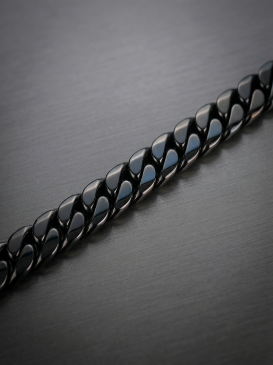 Collier homme en acier inoxydable, collier chaîne rivière, bijou homme, cadeau pour lui