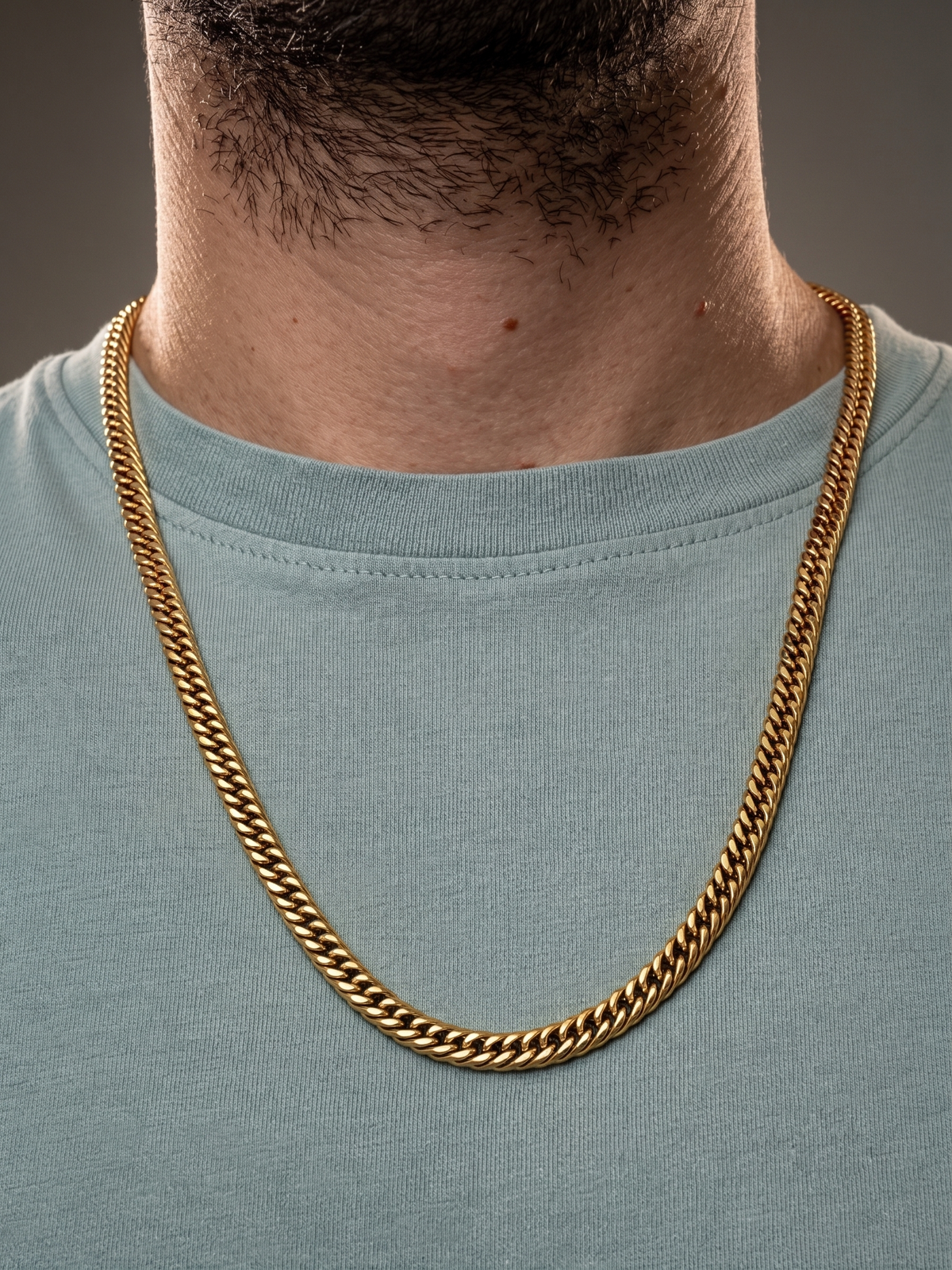 Collier homme en acier inoxydable, collier chaîne griffe, cadeau bijou homme