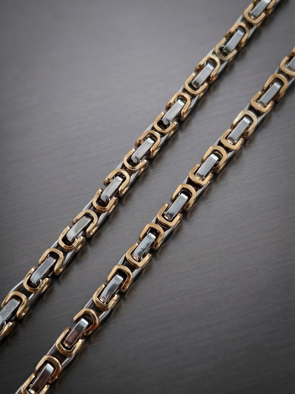 Collier en acier inoxydable, collier chaîne viking, bijou homme, cadeau pour lui