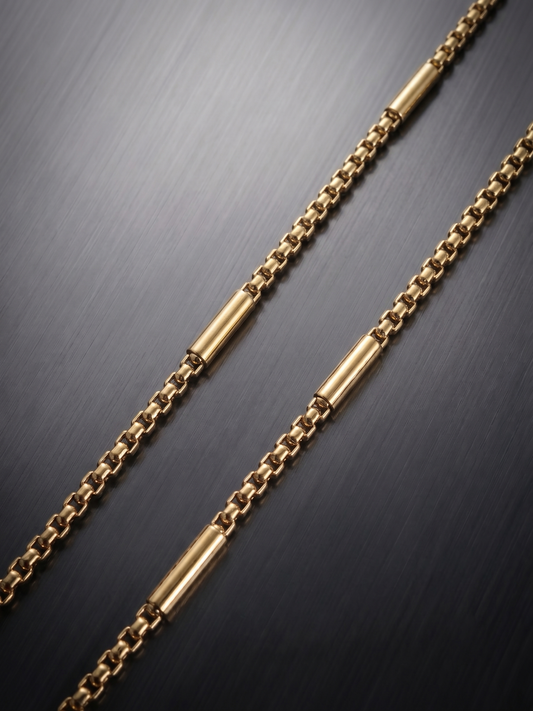 Collier homme en acier inoxydable, collier chaîne sétaire avec maillons, cadeau pour lui