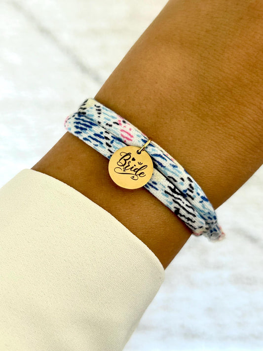 Bracelet bride personnalisé en corde, bracelet team bride, bracelet amitié, bracelet témoin, cadeau bride, cadeau témoin, idée cadeau bride